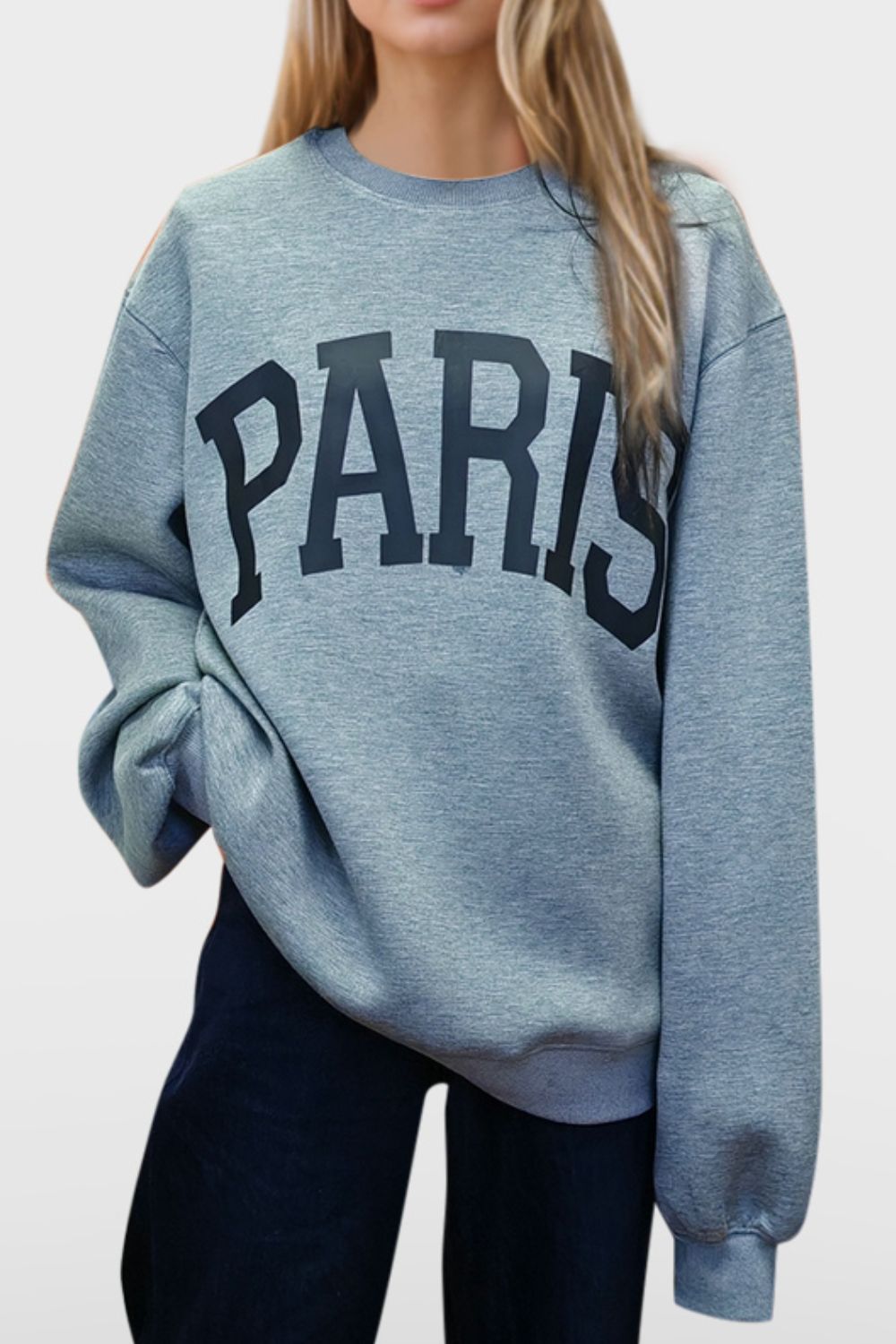 Sweat-shirt Air Scuba à col rond et manches longues Basic Bae PARIS