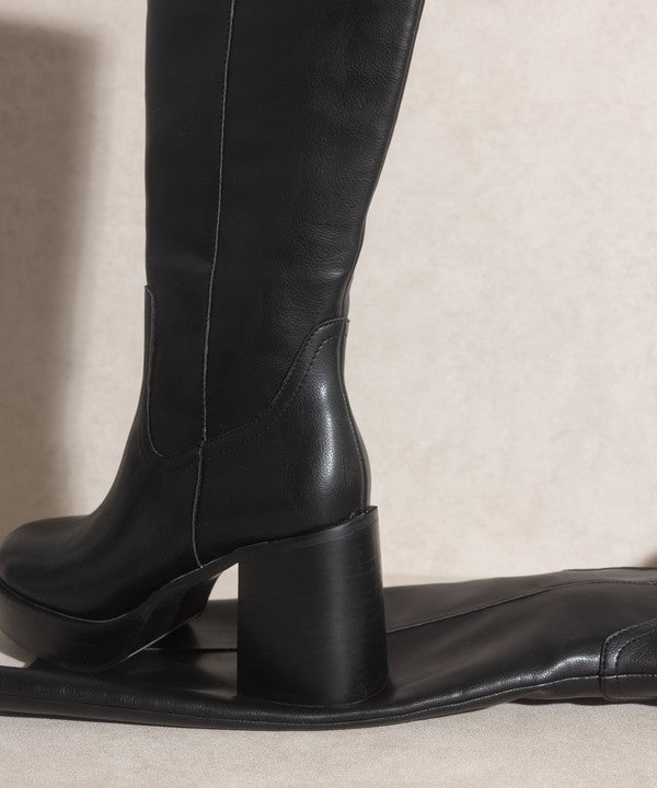 Platform Knee-High Boots