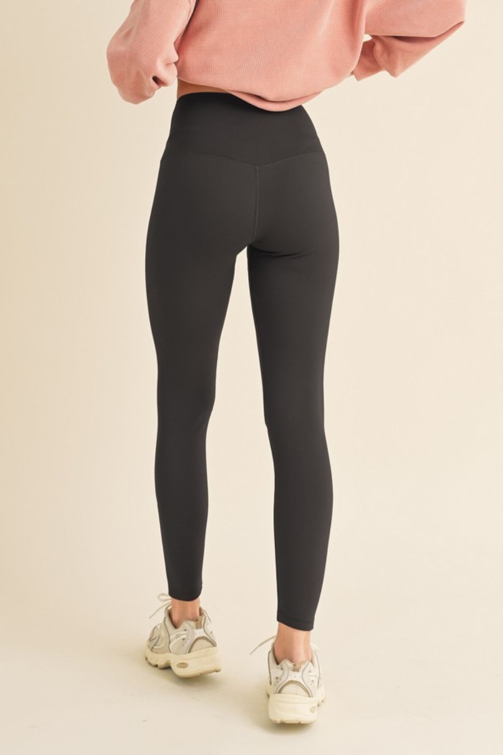 Leggings de cintura alta con forro polar de tamaño completo de Yelete