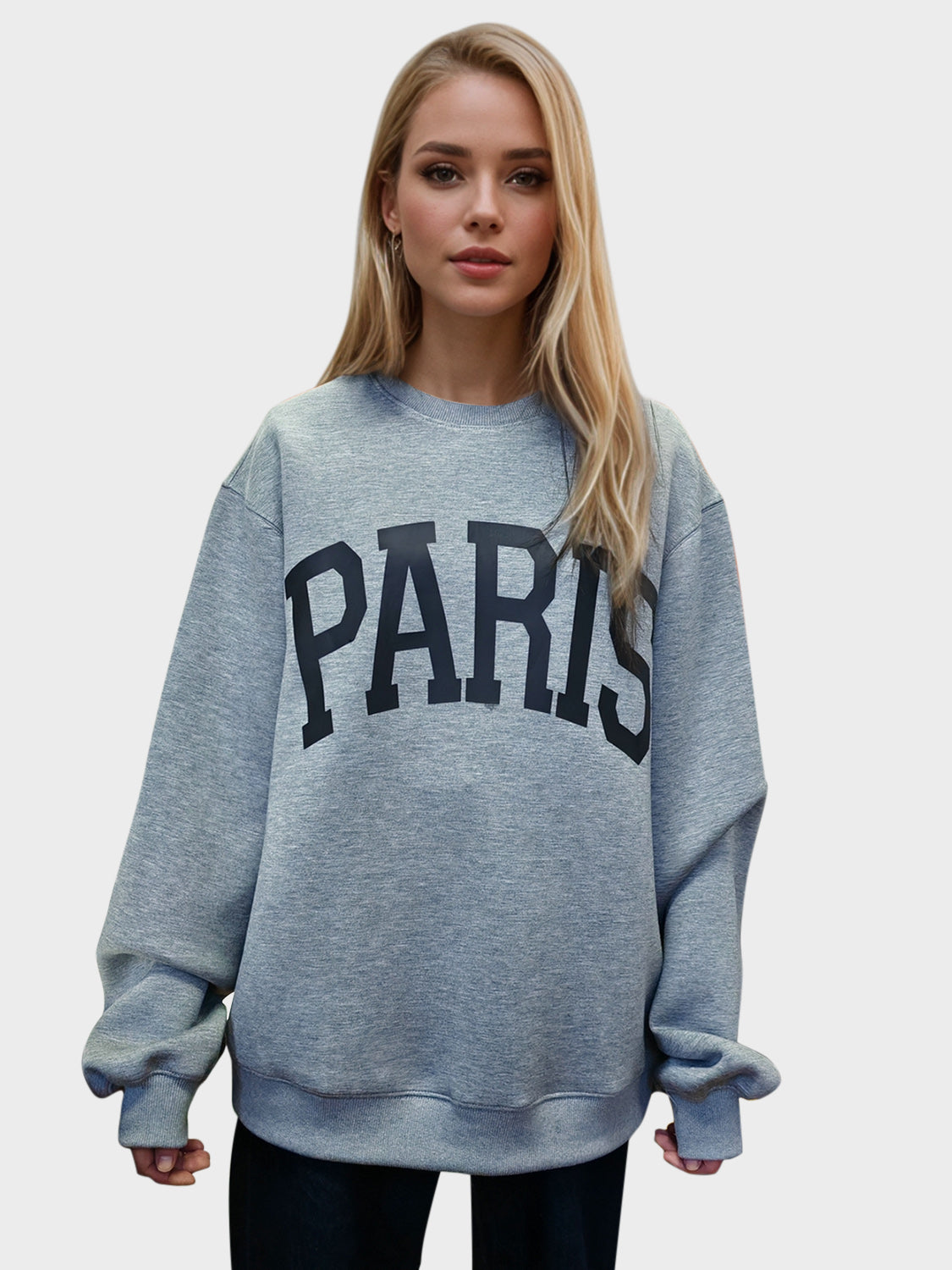 Sweat-shirt Air Scuba à col rond et manches longues Basic Bae PARIS